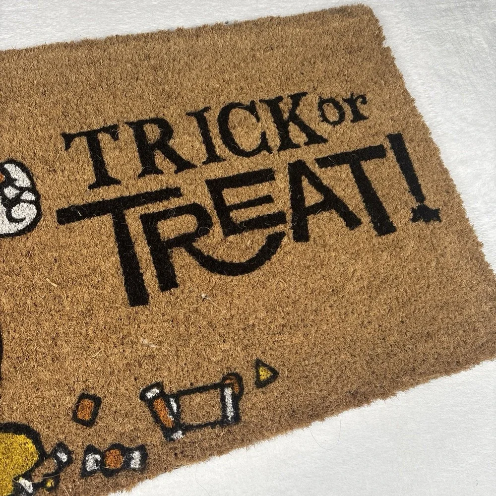 Disney Mickey Mouse Pumpkin Head Outdoor Coir Halloween Welcome Doormat 18